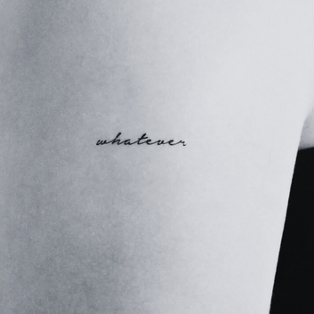 Handwritten Alive  - Temporary Tattoo