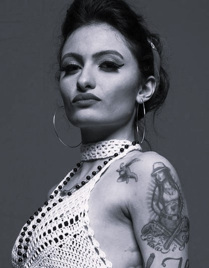 Gangster Chola Girl - Temporary Tattoo