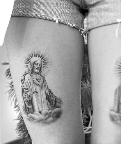 Jesus the Forgiver - Temporary Tattoo