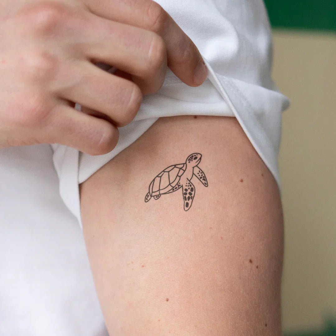 Sea Turtle - Temporary Tattoo