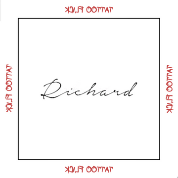 Richard - Temporary Tattoo