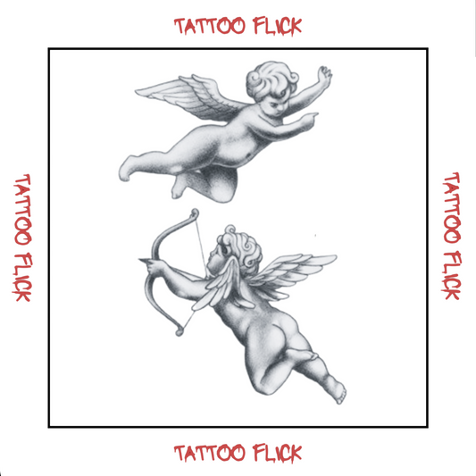 Cherubs Tattoo  - Temporary Tattoo