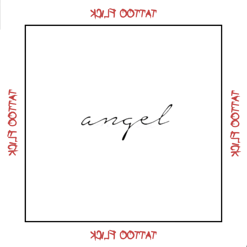 Angel - Temporary Tattoo