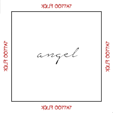 Angel - Temporary Tattoo