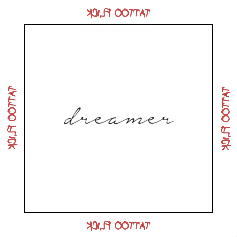 Dreamer - Temporary Tattoo