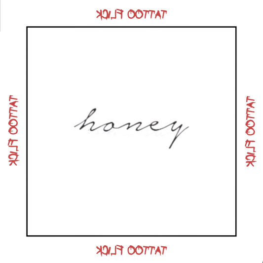 Honey - Temporary Tattoo