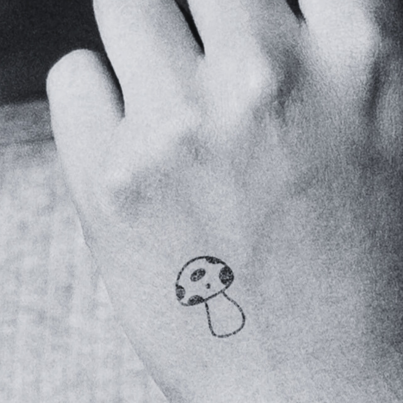 Mushroom - Temporary Tattoo