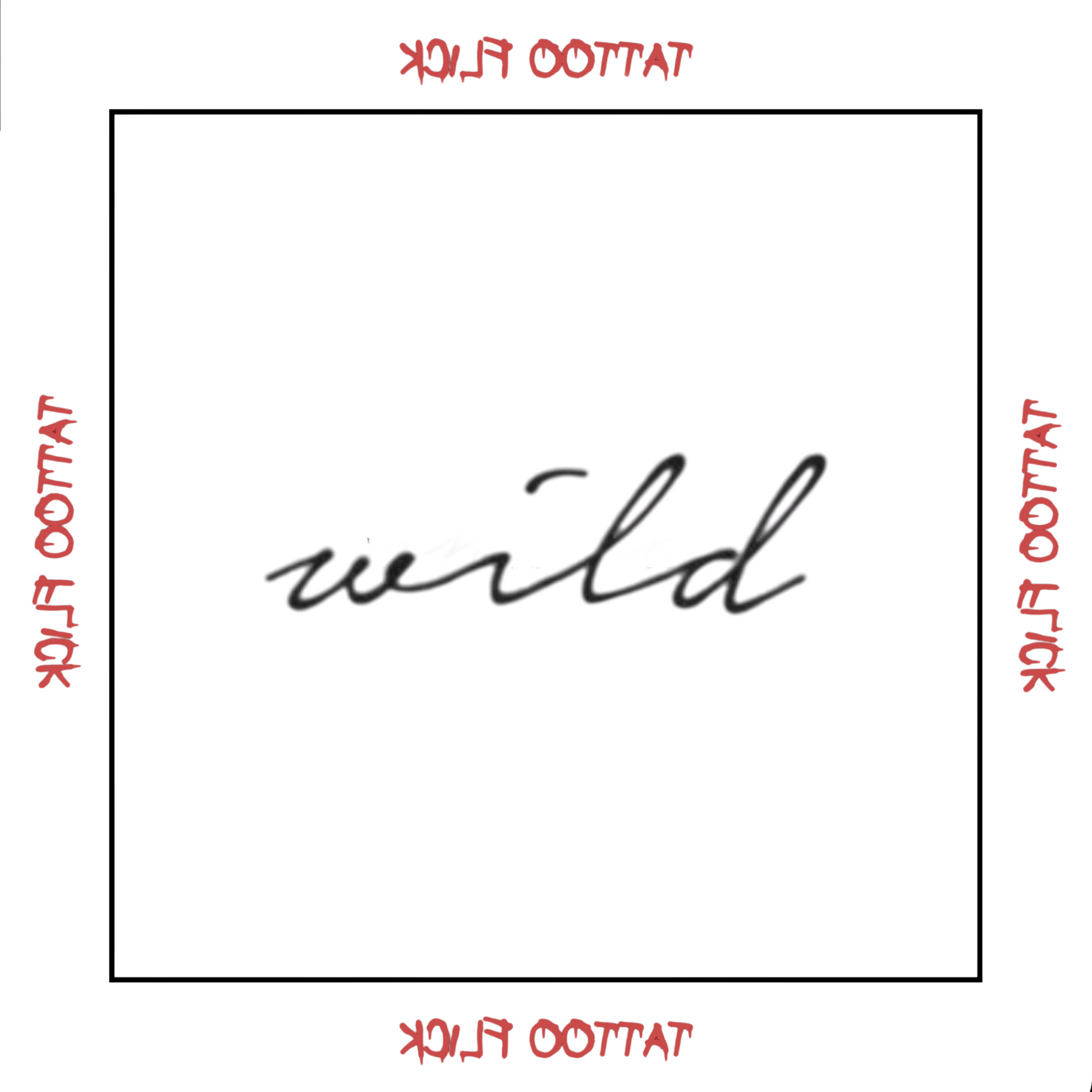 Wild - Temporary Tattoo